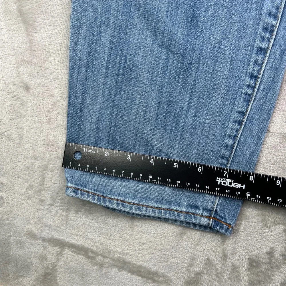 Lucky Brand 121 Heritage Slim Jeans Mens 36x30 Light Wash Blue Distressed Denim‎